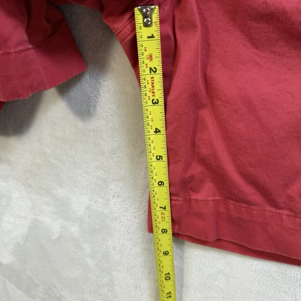 Polo Ralph Lauren Men's 35 Flat Front Chino Shorts Red Stretch 8